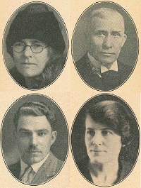 A photo grid showing pictures of four Minnesota legislators from the past