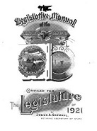 1921 Legislative Manual Image